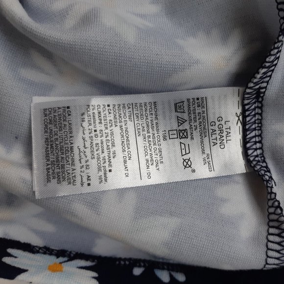 Long sleeve midi length daisy print dress - Picture 6 of 7